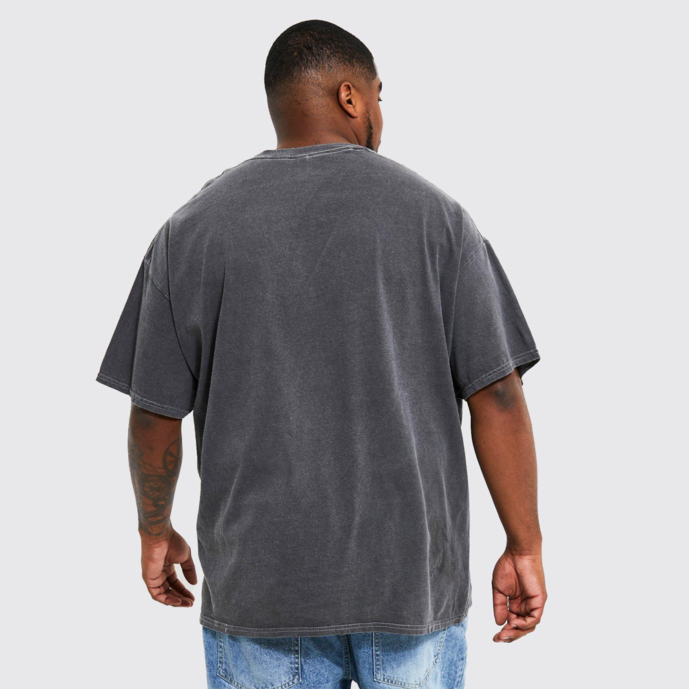 Oversized Bleach Tie Dye Graphic T-shirt - Image 2