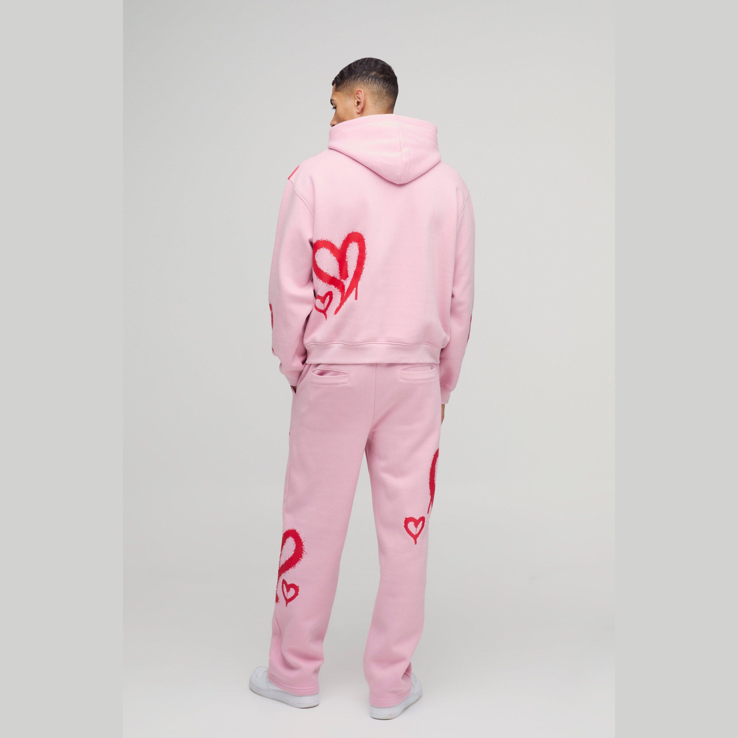 Oversized Interlock T-shirt And Jogger Tracksuit - Image 2