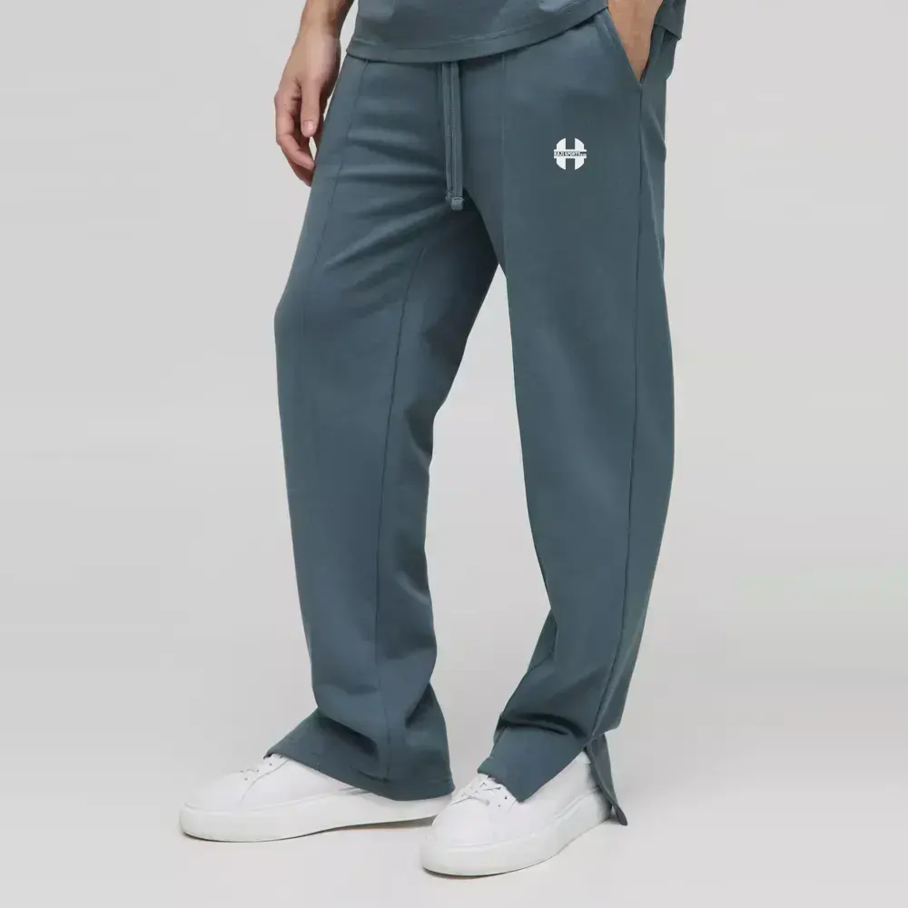 Relaxed Flared Carpenter Paint Splatter Trousers