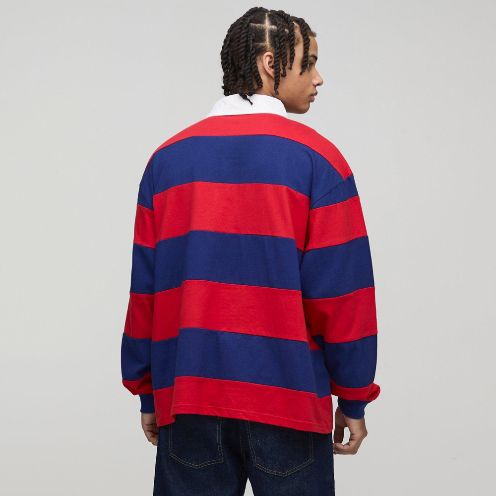 Oversized Short Sleeve Bonded Scuba Polo - Image 2